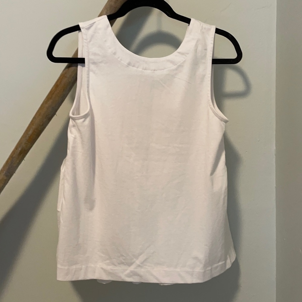 Sleeveless bow-back top JCrew Size S
